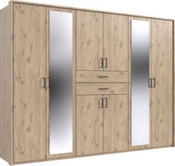 Dillingen 6 Door Viking Oak Wardrobe - thumbnail 3
