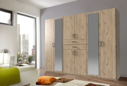Dillingen 6 Door Viking Oak Wardrobe - thumbnail 2