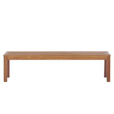 Beliani Garden Bench Monsano 170 Cm Eucalyptus Wood Brown - image 1
