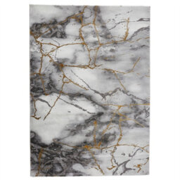 Ivory Gold Abstract Modern Easy To Clean Abstract Rug For Dining Room Bedroom And Living Room-160Cm X 220Cm - thumbnail 2