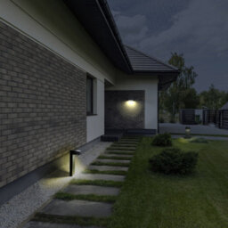 Luminosa Lighting Luminosa Top Led Outdoor Bollard Urban Grey, Sandblasted, Warm-White 3000K, Ip44 - thumbnail 2
