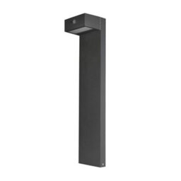Luminosa Lighting Luminosa Top Led Outdoor Bollard Urban Grey, Sandblasted, Warm-White 3000K, Ip44