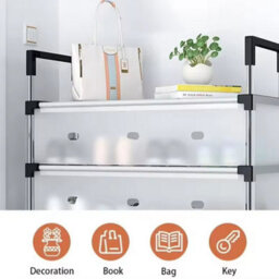 7 Tier Cabinet Storage Organiser Shoe Rack Stand Holder W/ Dust-Proof Cover - thumbnail 4