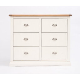 Cabinet Bits Cosenza 6 Drawer Chest Of Drawers Chrome Cup Handle - thumbnail 1