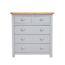 Cabinet Bits Argenta 5 Drawer Chest Of Drawers Chrome Cup Handle - thumbnail 1