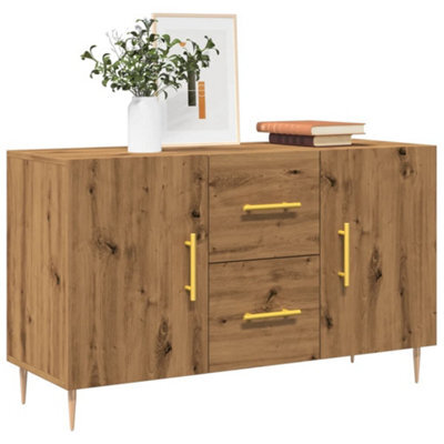 Berkfield Sideboard Artisan Oak 100X36X60 Cm Engineered Wood - image 1