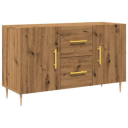 Berkfield Sideboard Artisan Oak 100X36X60 Cm Engineered Wood - thumbnail 2