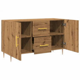 Berkfield Sideboard Artisan Oak 100X36X60 Cm Engineered Wood - thumbnail 7