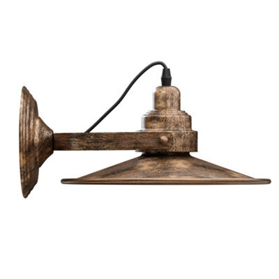 Ledsone Wall Light Adjustable Swing Arm Wall Mounted Light Fixture For Indoor Lighting - Brushed Copper - image 1