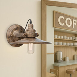 Ledsone Wall Light Adjustable Swing Arm Wall Mounted Light Fixture For Indoor Lighting - Brushed Copper - thumbnail 4