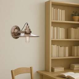 Ledsone Wall Light Adjustable Swing Arm Wall Mounted Light Fixture For Indoor Lighting - Brushed Copper - thumbnail 3