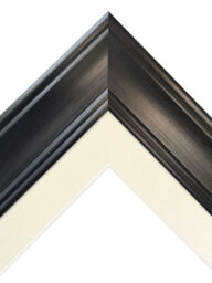 Frames By Post Scandi Black Frame With Ivory Mount For Image Size A3 - thumbnail 3