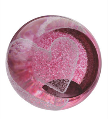 Caithness Glass Paperweight Special Moments - Ruby Heart - image 1
