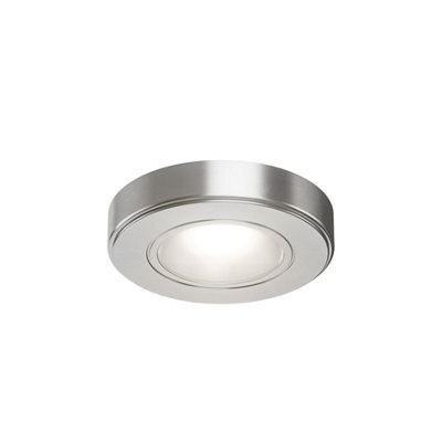 Sensio Hype Stainless Steel Effect Mains-Powered Led Variable White Under Cabinet Light Ip20 (L)65mm (W)65mm, Pack Of 3 - image 1