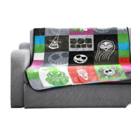 Nightmare Before Christmas Plush Fleece Blanket Multicoloured (150Cm X 100Cm) - thumbnail 2