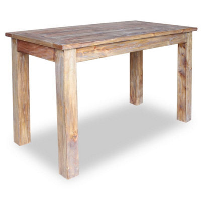 Vidaxl Dining Table Solid Mahogany Wood 120X60X77 Cm - image 1
