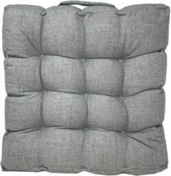 Lancashire Textiles Natural Wool Grey Booster Cushion - thumbnail 2