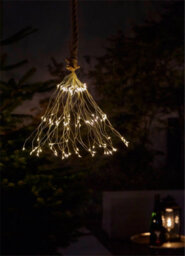 Netagon Luxform Indoor & Outdoor Battery Operated Hemp Rope Light With Branch - thumbnail 2