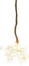Netagon Luxform Indoor & Outdoor Battery Operated Hemp Rope Light With Branch - thumbnail 1