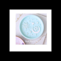 Blue Moon And Sun Trinket Dish Pastel Celestial Ceramic Jewellery Dish - thumbnail 5
