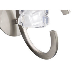 Luminosa Lighting Luminosa Ice Wall Lamp 1 Light G9 Eco, Satin Nickel - thumbnail 5