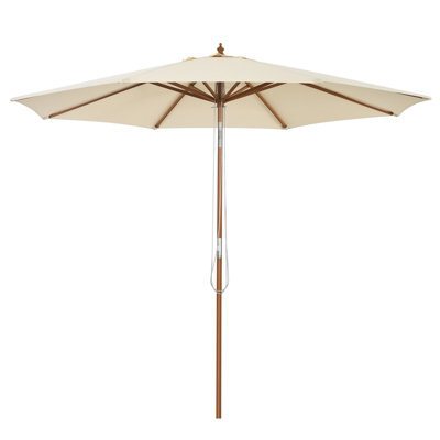 Costway 3M Outdoor Patio Umbrella Garden Parasol Sun Shade Market Umbrella W/ 8 Ribs - image 1