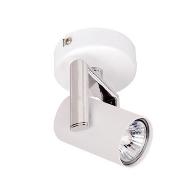Luminosa Lighting Luminosa Modern Spotlights White 1 Light  With White Matt Shade Led, Gu10