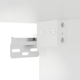 Berkfield Highboard White Engineered Wood - thumbnail 9