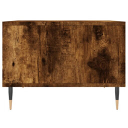 Berkfield Coffee Table Smoked Oak 60X50X36.5 Cm Engineered Wood - thumbnail 5
