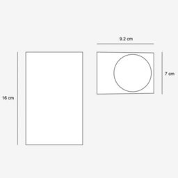 CGC Lighting Cgc Black Up And Down Gu10 Wall Light Square Outdoor Garden Indoor Ip44 Weatherproof Polycarbonate Outside Door Patio Wall Lamp - thumbnail 7