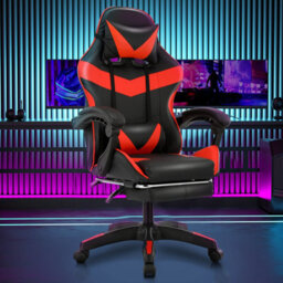 Office Chair Massage Computer Gaming Chairs Desk Swivel Recliner Chair Footrest