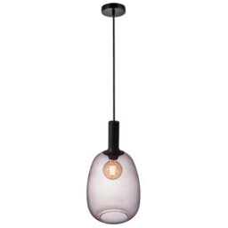 Nordlux Alton Glass Pendant Light Hand Blown Black,mains - thumbnail 3