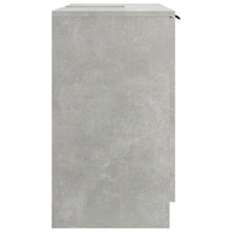 Berkfield Classic Bathroom Cabinet Concrete Grey 64.5X33.5X59 Cm Engineered Wood - thumbnail 8