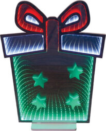 Xmas Haus Led Infinity Indoor Christmas Decoration - Gift Box - thumbnail 7