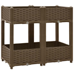 Berkfield Elegant Raised Bed 80X40X71 Cm Polypropylene - thumbnail 1