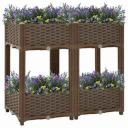 Berkfield Elegant Raised Bed 80X40X71 Cm Polypropylene - thumbnail 2