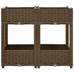 Berkfield Elegant Raised Bed 80X40X71 Cm Polypropylene - thumbnail 3