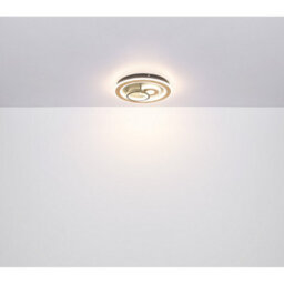 Luminosa Lighting Luminosa Chessy Integrated Led Semi Flush Ceiling Light Matt Black 2X Led Dimmable 2700-6500K Remote Control Tuya Smart - thumbnail 6