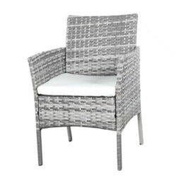 Garden Rattan Furniture 4 Piece Set Table Chairs Sofa Wicker Outdoor Patio Set - thumbnail 4
