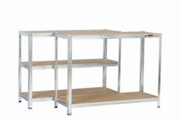 Rhino Racking 180 X 120 X 45Cm - Galvanised - 5 Tier Boltless Heavy Duty Garage Shelving Unit - 1000Kg Load Weight - thumbnail 6