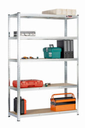 Rhino Racking 180 X 120 X 45Cm - Galvanised - 5 Tier Boltless Heavy Duty Garage Shelving Unit - 1000Kg Load Weight - thumbnail 5