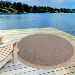 The Rugs Nature Collection Outdoor Rug In Dark Grey 5200Dg - thumbnail 6