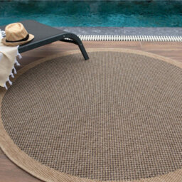 The Rugs Nature Collection Outdoor Rug In Dark Grey 5200Dg - thumbnail 3