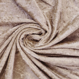 Furnishings For Less UK Crystal Crushed Velvet Fabric Fabric 2 Seater Sofa Mink - Full Back - thumbnail 2