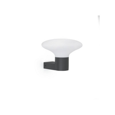 Luminosa Lighting Luminosa Blubs Outdoor Modern Wall Lamp Dark Grey 1X E27 Ip44 - image 1