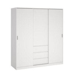 Tvilum Esla Wardrobe 3 Door 3 Drawer W Box1/2 - thumbnail 1