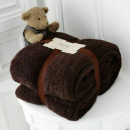 TheWhiteWater Limited Blanket Throw Teddy Bear Flannel Fleece Fluffy Fur Super Soft King 200 X 240 Cm Brown - thumbnail 2