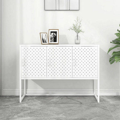 Berkfield Sideboard White 105X35X75 Cm Steel - image 1