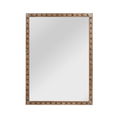 Orsina Tribeca Wall Mirror With Stud Detail - image 1