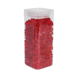 Small Acrylic Stones In Square Box 320Gr 2 Pack - Red - thumbnail 2